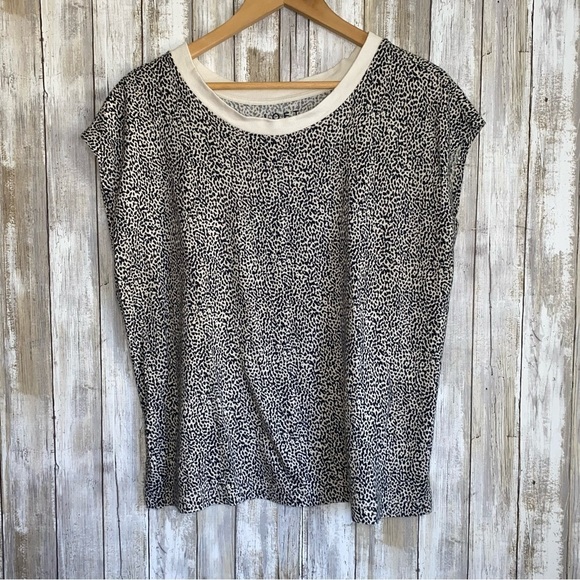 Loft Animal Print Wedge Tee - Picture 2 of 5